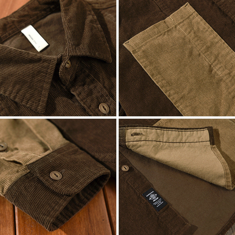 Harlan Corduroy Overshirt – Heavyweight Cotton Layer Built for Rugged Versatility