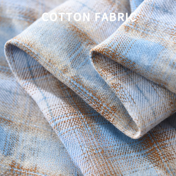 Elias Plaid Cotton Shirt – Relaxed Fit Flannel for Year-Round Comfort