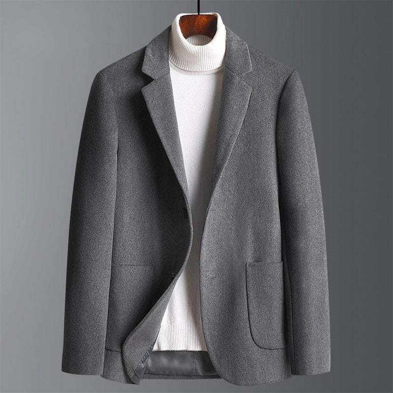 Soriano Men’s Tailored Coat – Cotton Blend Overcoat with Sleek Fit