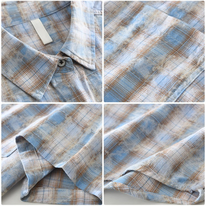 Elias Plaid Cotton Shirt – Relaxed Fit Flannel for Year-Round Comfort