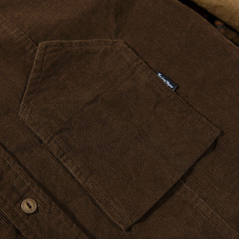 Harlan Corduroy Overshirt – Heavyweight Cotton Layer Built for Rugged Versatility