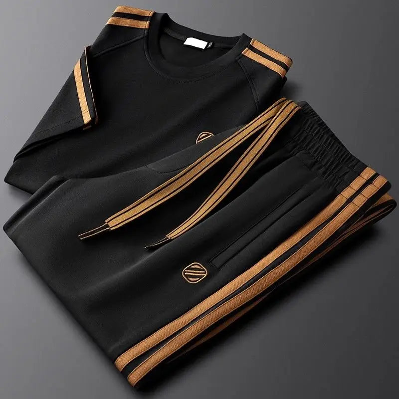 Mateo Modern Tracksuit Set – Sleek Zip Jacket & Drawstring Joggers for Everyday Streetwear Ease