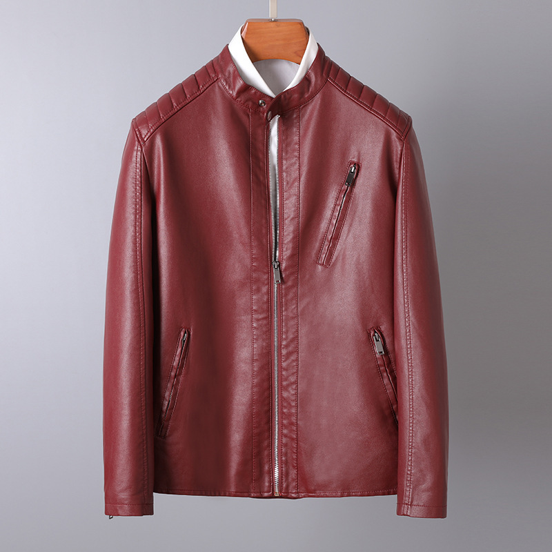 Armano Genuine Leather Biker Jacket – Rugged Casual Outerwear