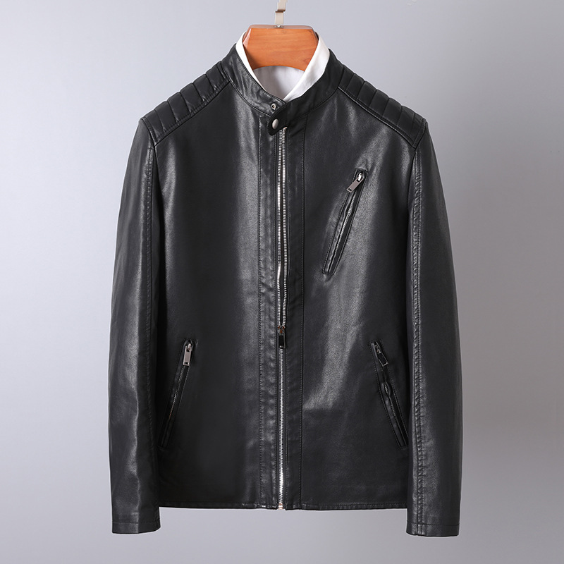 Armano Genuine Leather Biker Jacket – Rugged Casual Outerwear