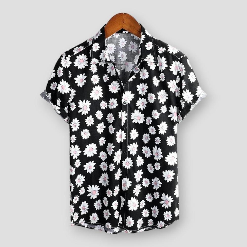 Maui Tropical Hawaiian Shirt – Lightweight Cotton Blend with Relaxed Fit 1