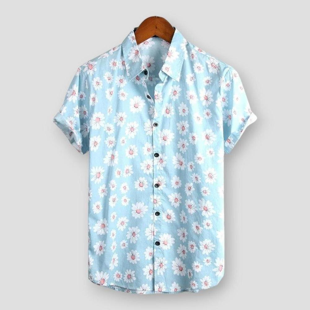 Maui Tropical Hawaiian Shirt – Lightweight Cotton with Relaxed Fit for Summer 0