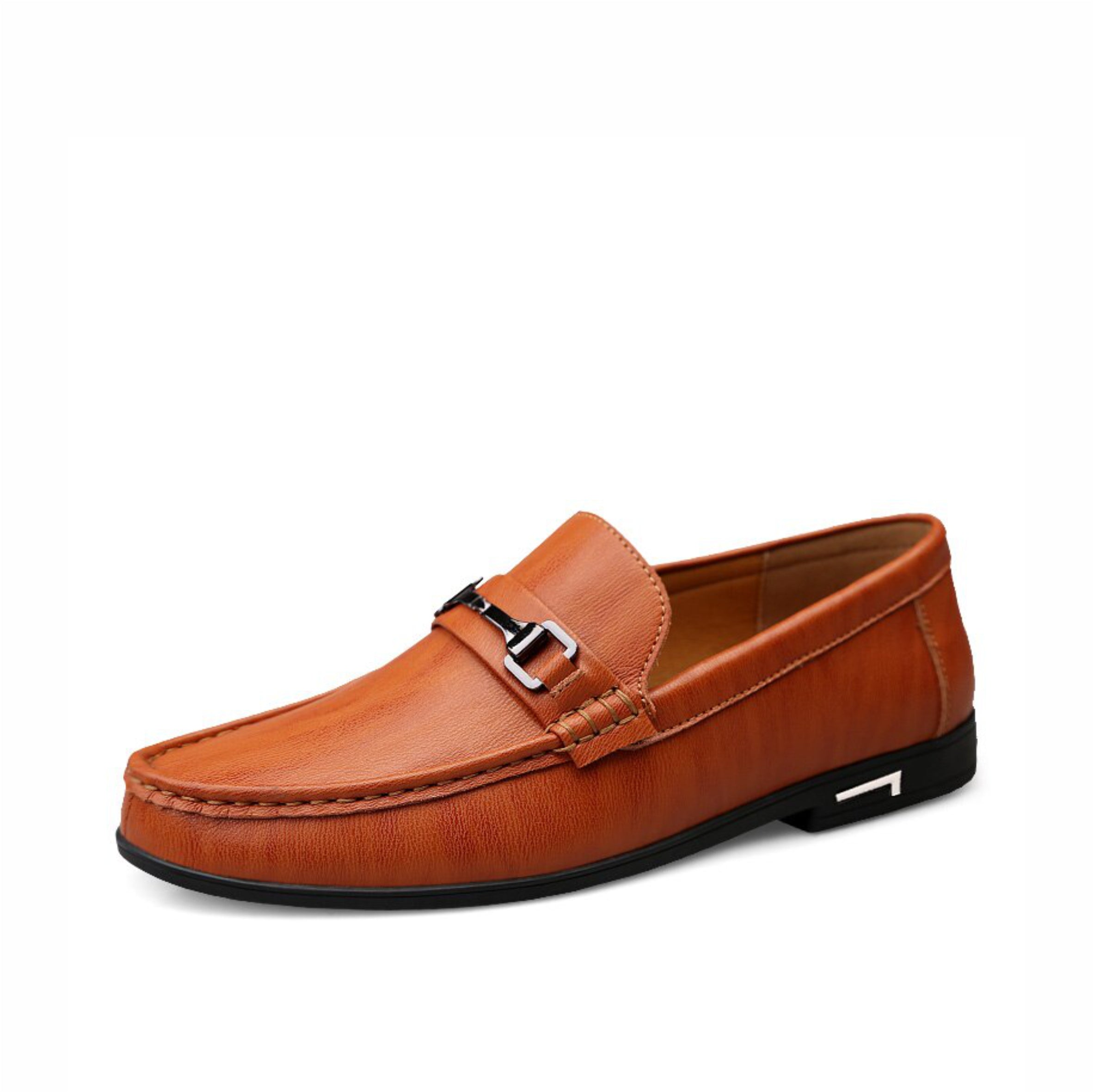 Elias Leather Loafers – Classic Slip-On in Genuine Cowhide for Everyday Sophistication