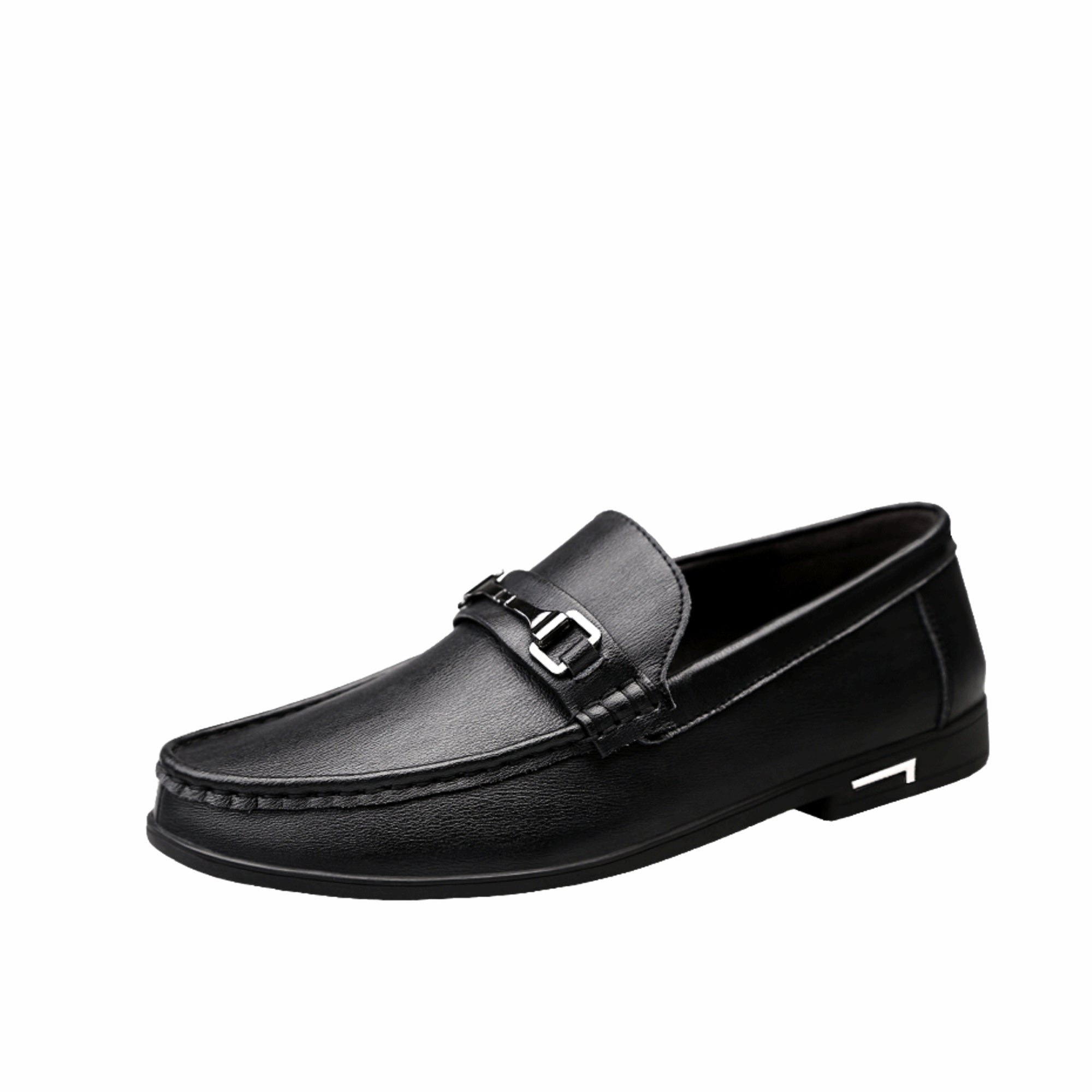 Elias Leather Loafers – Classic Slip-On in Genuine Cowhide for Everyday Sophistication