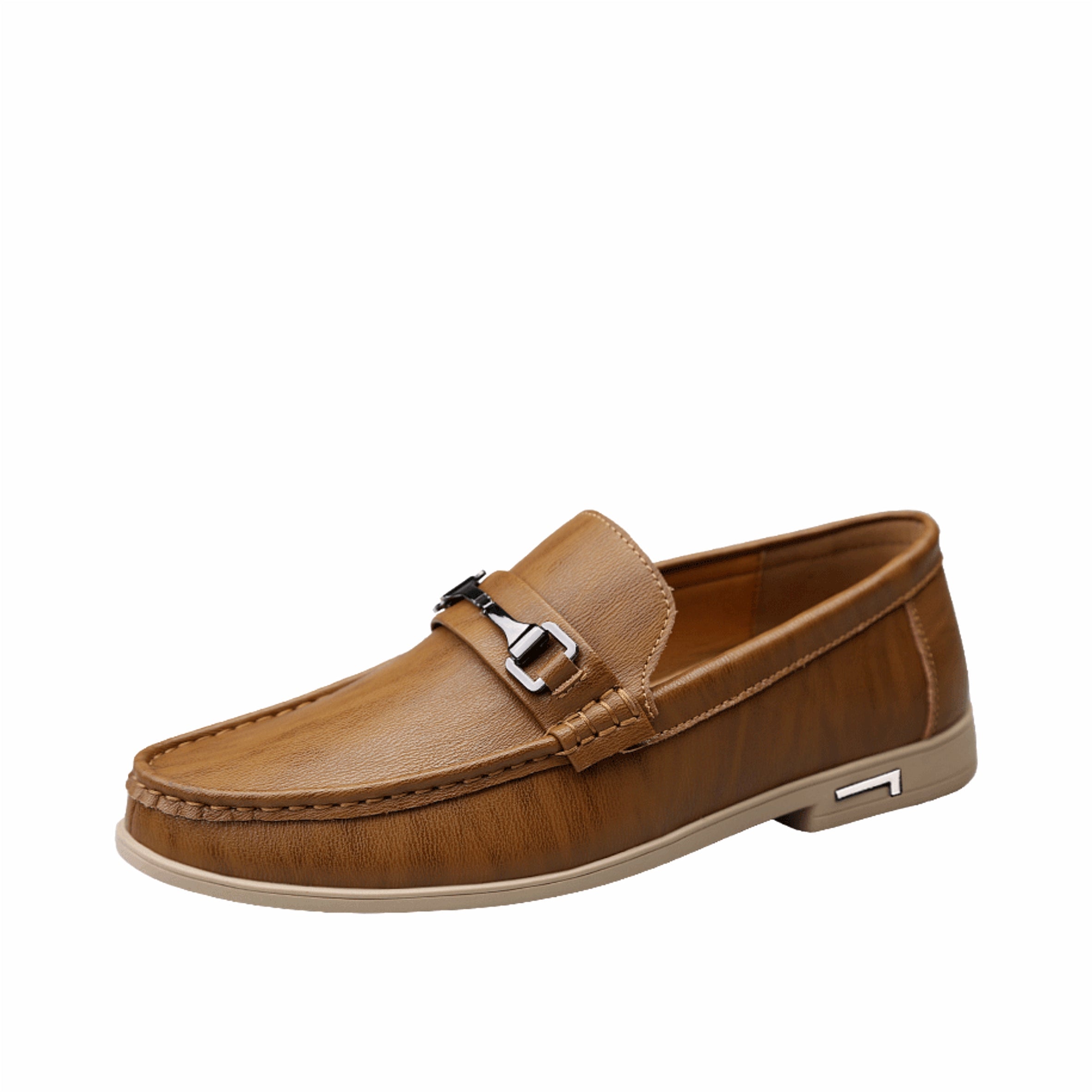 Elias Leather Loafers – Classic Slip-On in Genuine Cowhide for Everyday Sophistication