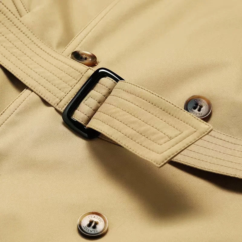 Julian Men’s Double-Breasted Overcoat