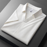Metro Luxe Men's Polo Shirt – Premium Cotton-Silk Blend for All-Day Comfort 0