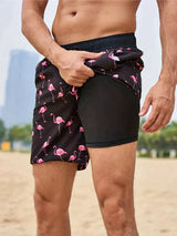 Miami Quick-Dry Mens Swim Trunks – Lightweight Polyester with Adjustable Fit 1