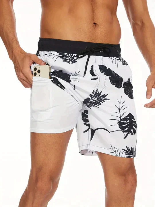 Miami Quick-Dry Mens Swim Trunks – Lightweight Polyester with Adjustable Fit 2