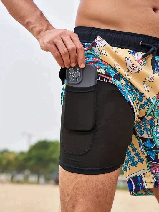 Miami Quick-Dry Mens Swim Trunks – Lightweight Polyester with Adjustable Fit 7