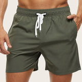 Miami Quick-Dry Mens Swim Trunks – Regular Fit with Elastic Waist 0