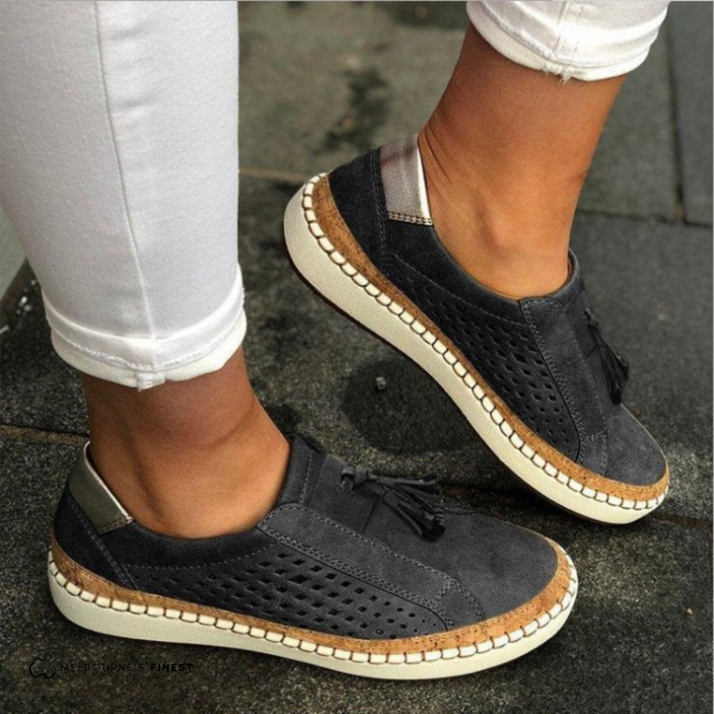 Monroe Wide Fit Orthopedic Sneakers – Breathable Faux Suede with Anti-Slip Sole 3