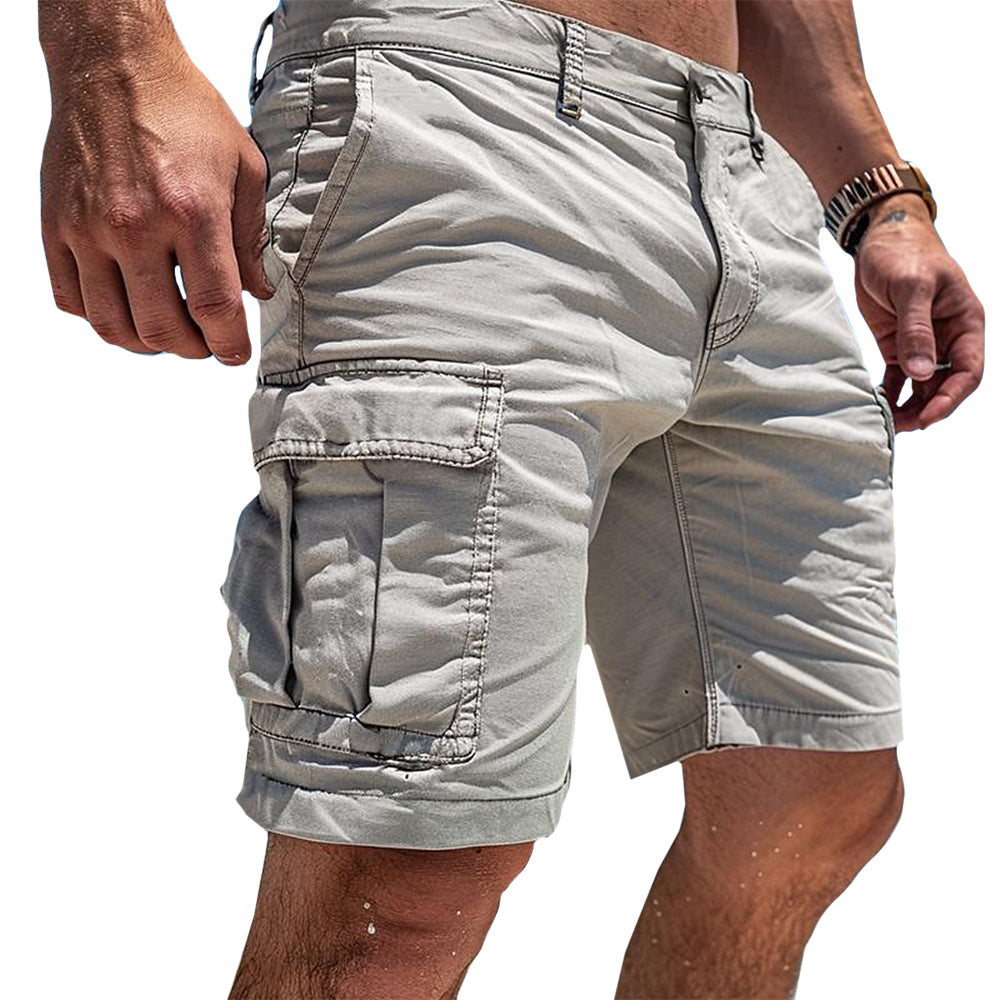 Montana Men's Cargo Shorts – Lightweight Cotton with Relaxed Fit and Multiple Pockets 0