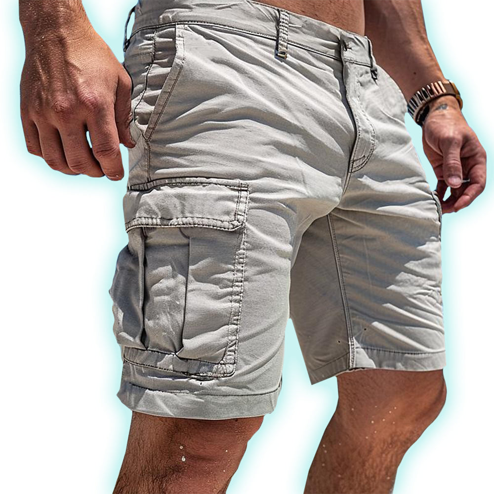 Montana Men's Cargo Shorts – Lightweight Cotton with Relaxed Fit and Multiple Pockets 1