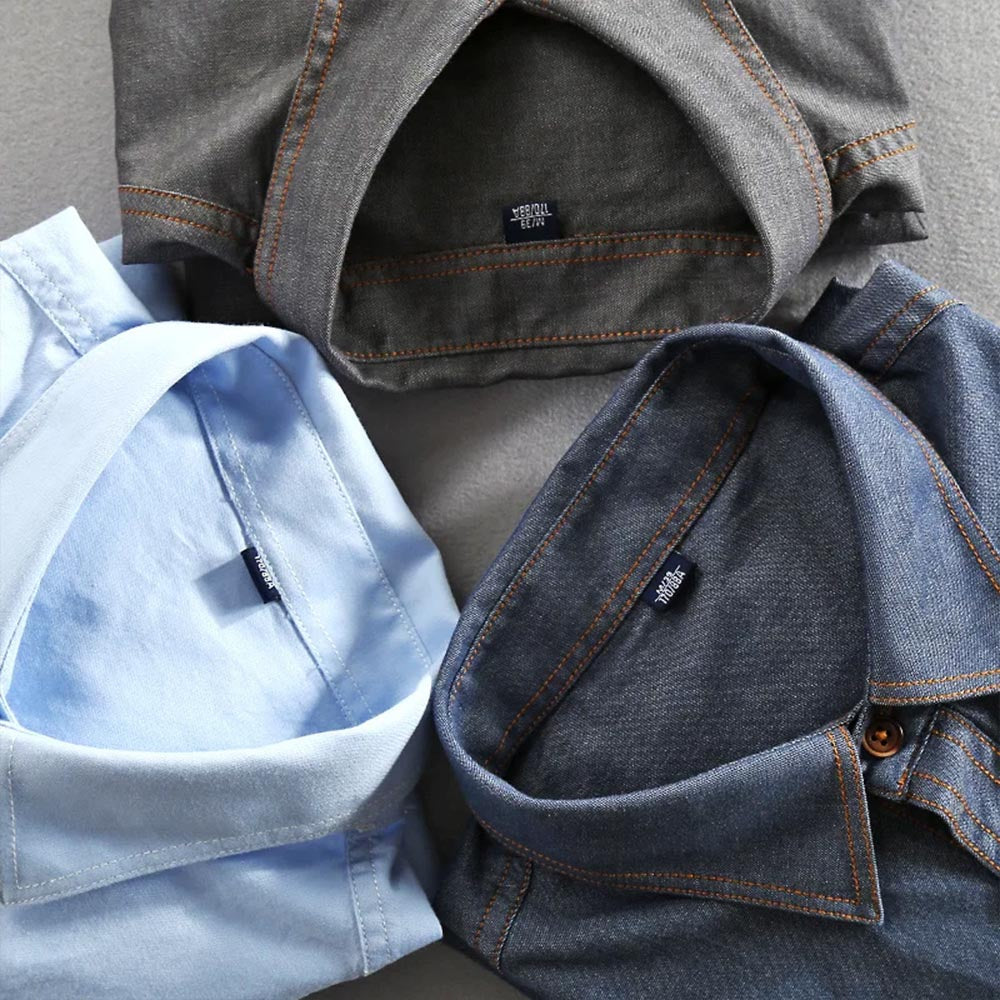 Montana Men's Dress Shirt – Ultra-Premium Cotton with Relaxed Fit & Utility Pockets 3