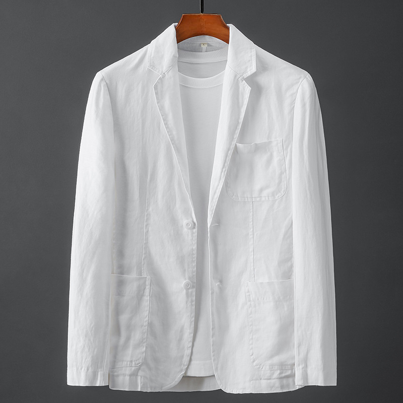 Montana Relaxed Linen Blazer – Breezy Sky Blue for Smart-Casual Style 0
