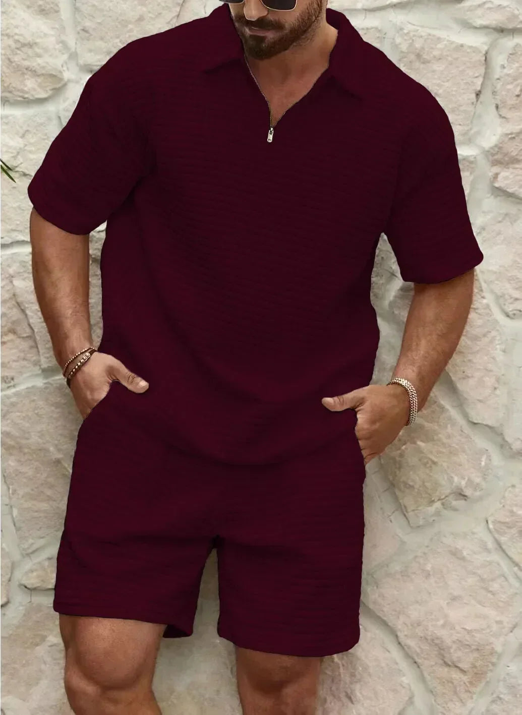 Nashville Men's Short Set – Soft Quilted Fabric & Relaxed Fit for Casual Comfort 2