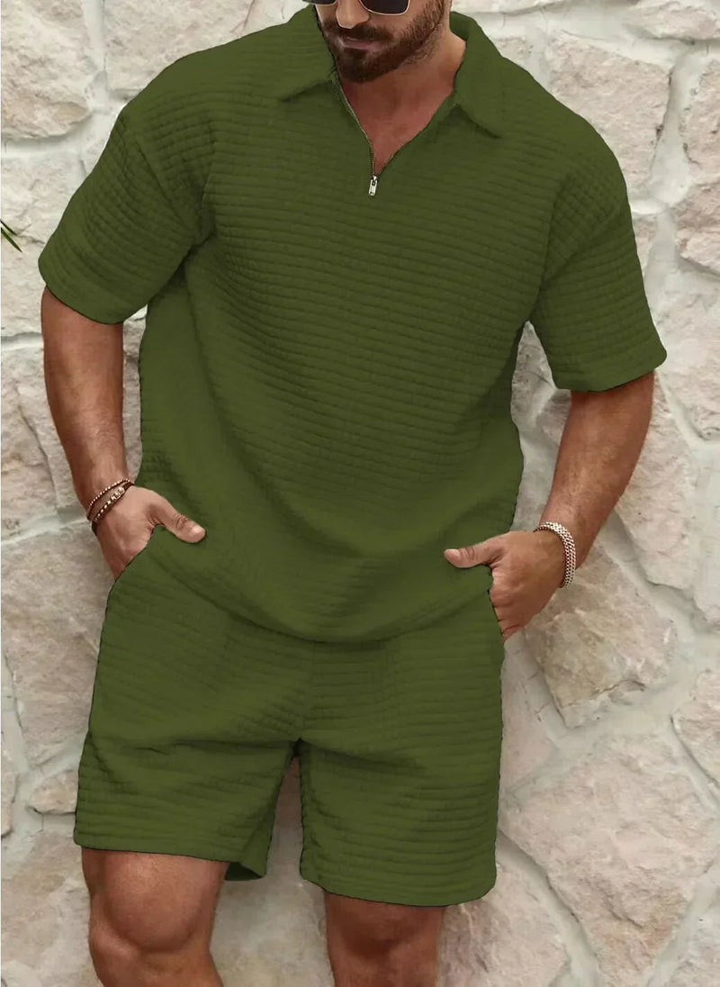 Nashville Men's Short Set – Soft Quilted Fabric & Relaxed Fit for Casual Comfort 5