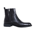 Nashville Premium Black Ankle Boots – Breathable Leather with Easy Zip Closure 0