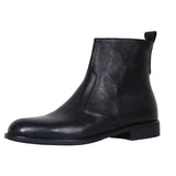 Nashville Premium Black Ankle Boots – Breathable Leather with Easy Zip Closure 1