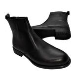 Nashville Premium Black Ankle Boots – Breathable Leather with Easy Zip Closure 3