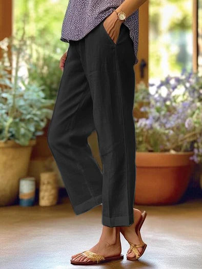 Nashville Wide Leg Linen Pants - Lightweight & Breathable for Effortless Style 1