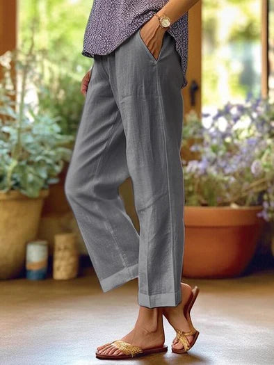 Nashville Wide Leg Linen Pants - Lightweight & Breathable for Effortless Style 2