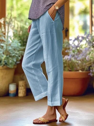 Nashville Wide Leg Linen Pants - Lightweight & Breathable for Effortless Style 3
