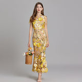 Nora Floral Maxi Dress – Breathable Fabric with Flattering Flow for Effortless Elegance 0