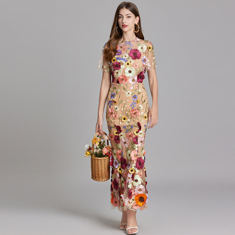 Nora Floral Maxi Dress – Breathable Fabric with Flattering Flow for Effortless Elegance 6