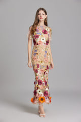 Nora Floral Maxi Dress – Breathable Fabric with Flattering Flow for Effortless Elegance 7
