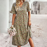 Nora Floral Summer Dress – Lightweight Polyester with Flattering Midi Fit 3