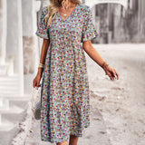 Nora Floral Summer Dress – Lightweight Polyester with Flattering Midi Fit 4