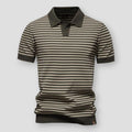 Serena Striped Knit Polo