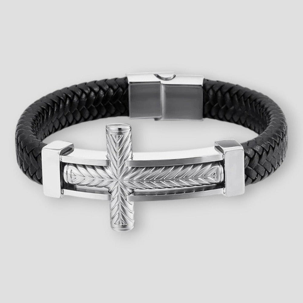 North Royal Lorain Cross Charm Bracelet
