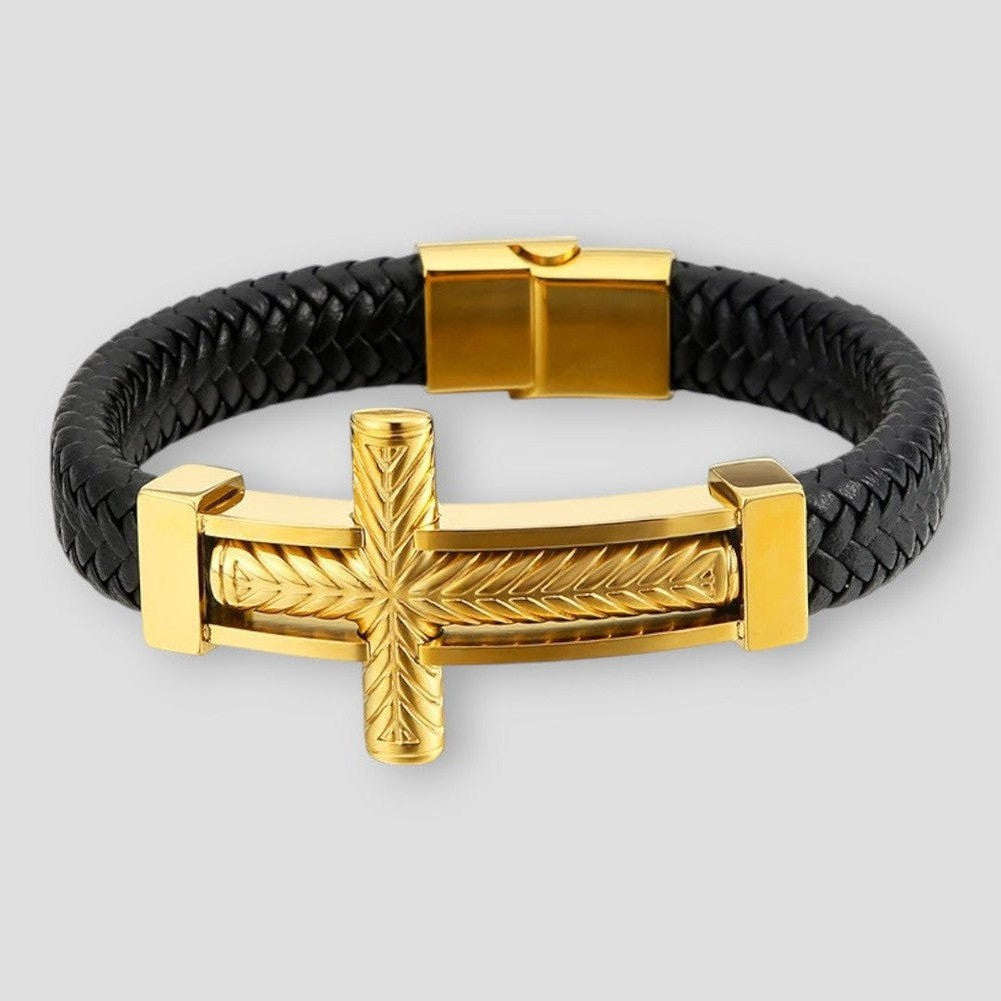 North Royal Lorain Cross Charm Bracelet