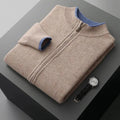 Arian Men’s Cashmere Cardigan – Full Zip Luxury Knit Sweater