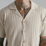 Harbor Men's Casual Shirt - Relaxed Fit Short Sleeve Button-Up with Premium Cotton