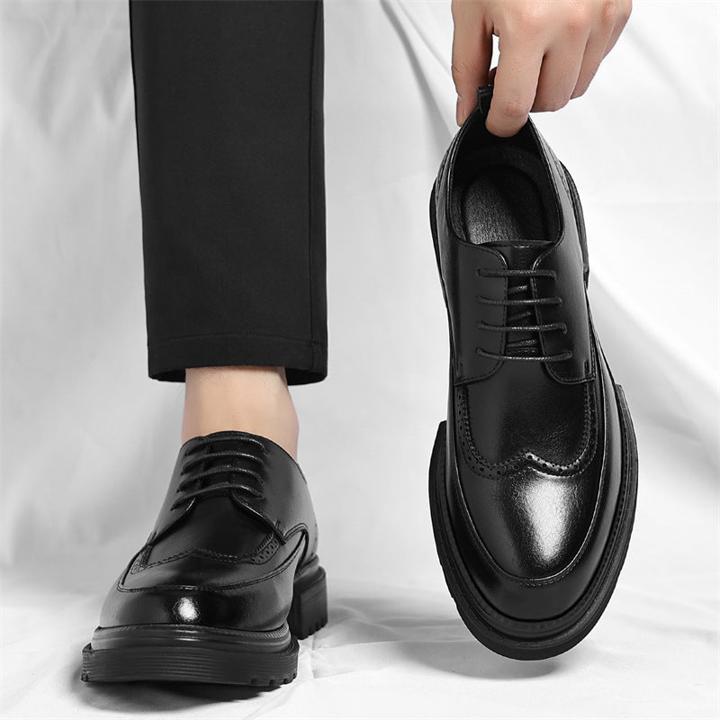 Andrew Men’s Brogue Leather Dress Shoes