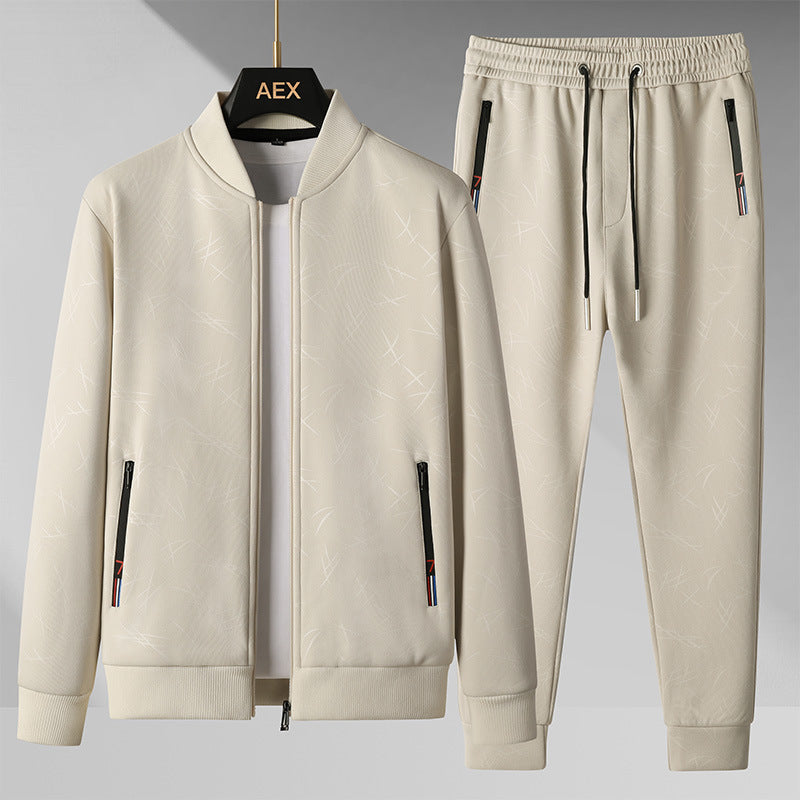 Caleb Performance Tracksuit – Men’s Zip-Up Activewear Set in Lightweight Stretch Fabric