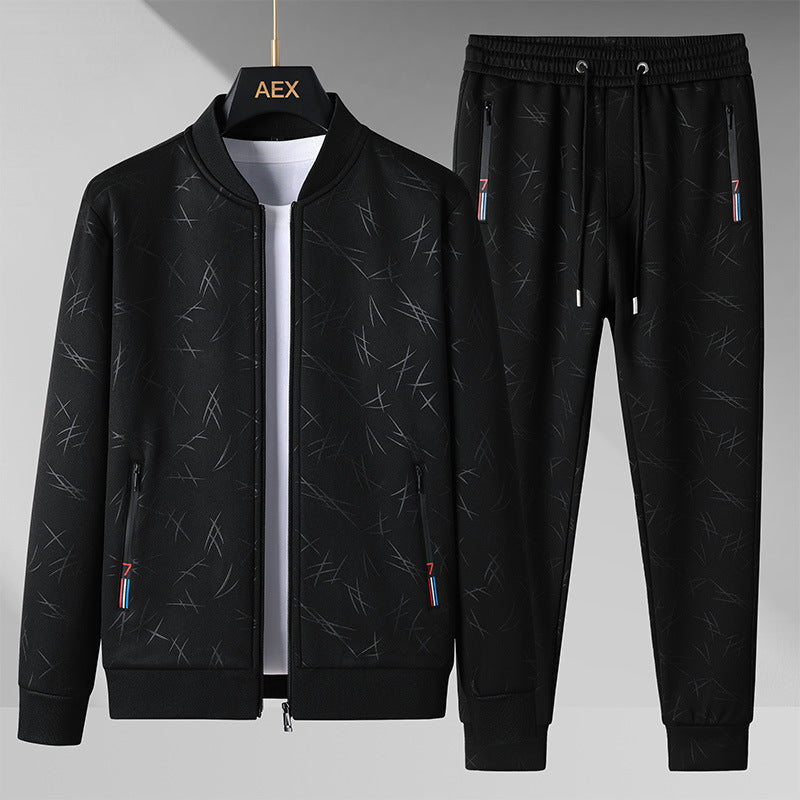 Caleb Performance Tracksuit – Men’s Zip-Up Activewear Set in Lightweight Stretch Fabric