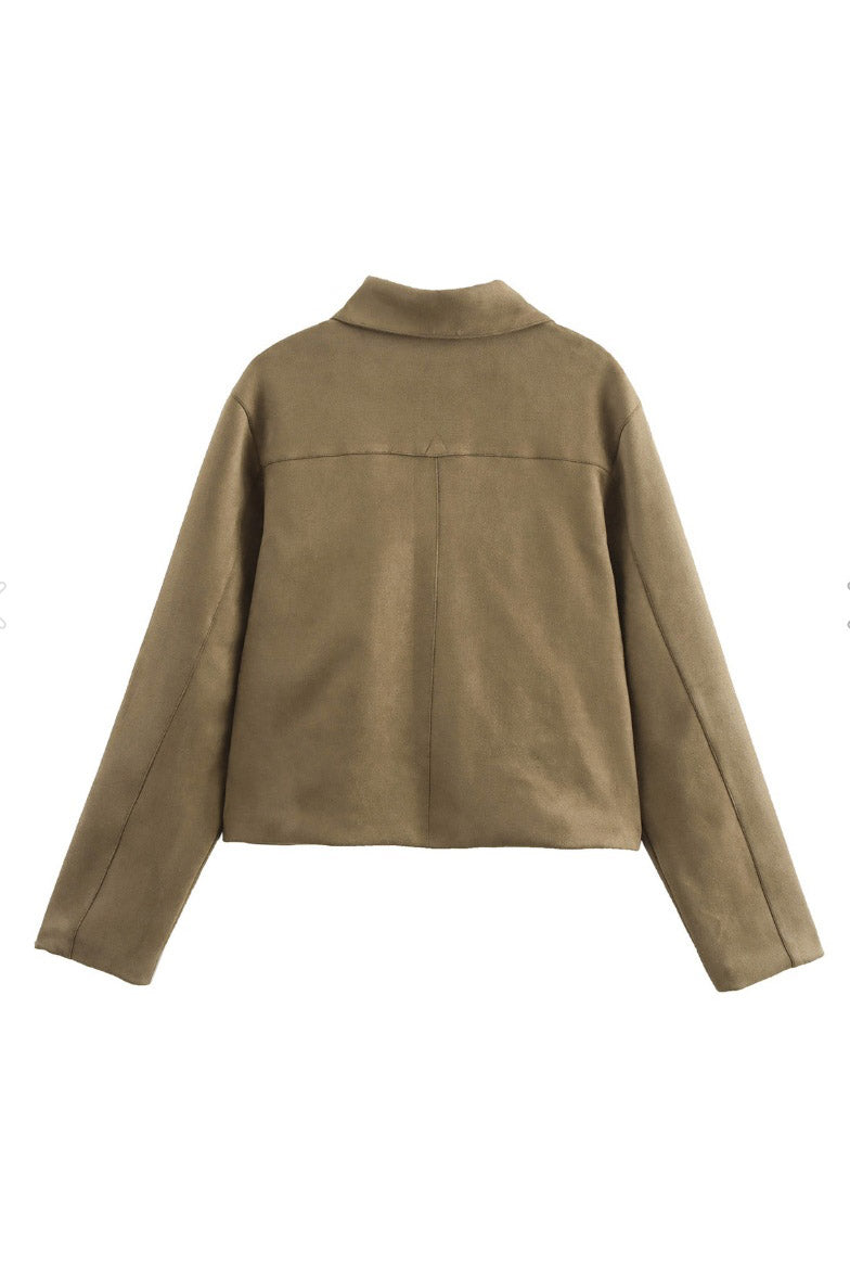 Luca Soft Suede Leather Jacket