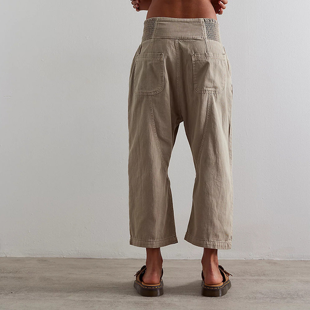 Ayla Elastic Lounge Pants – Lightweight Pull-On Pants for Everyday Ease