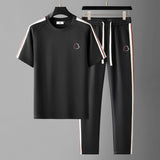 Luca Ice Silk Lounge Set – Lightweight Men’s Summer Co-ord with Cooling Fabric