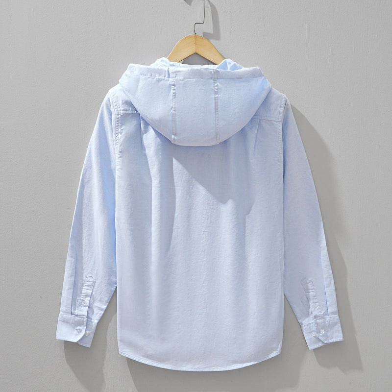Miles Cotton Hoodie – Casual Zip-Front Cotton Hoodie