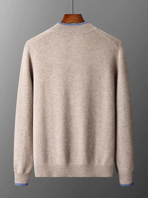 Arian Men’s Cashmere Cardigan – Full Zip Luxury Knit Sweater